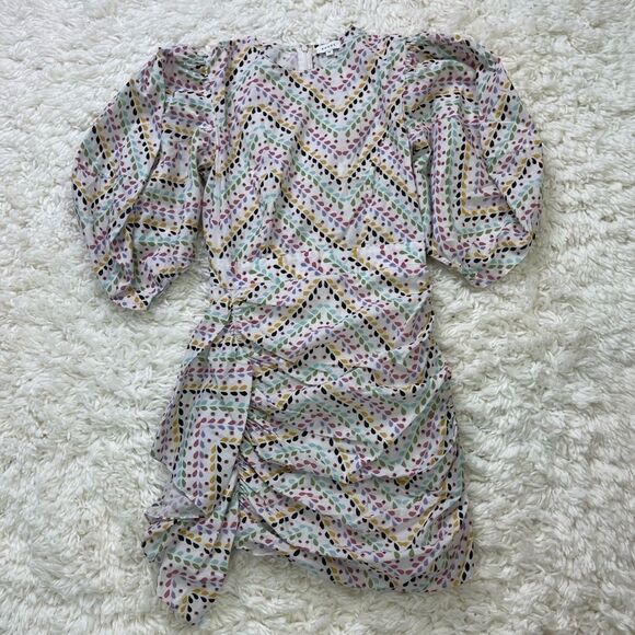 RHODE Pia Puff Sleeve Mini-Dress - Picture 4 of 7